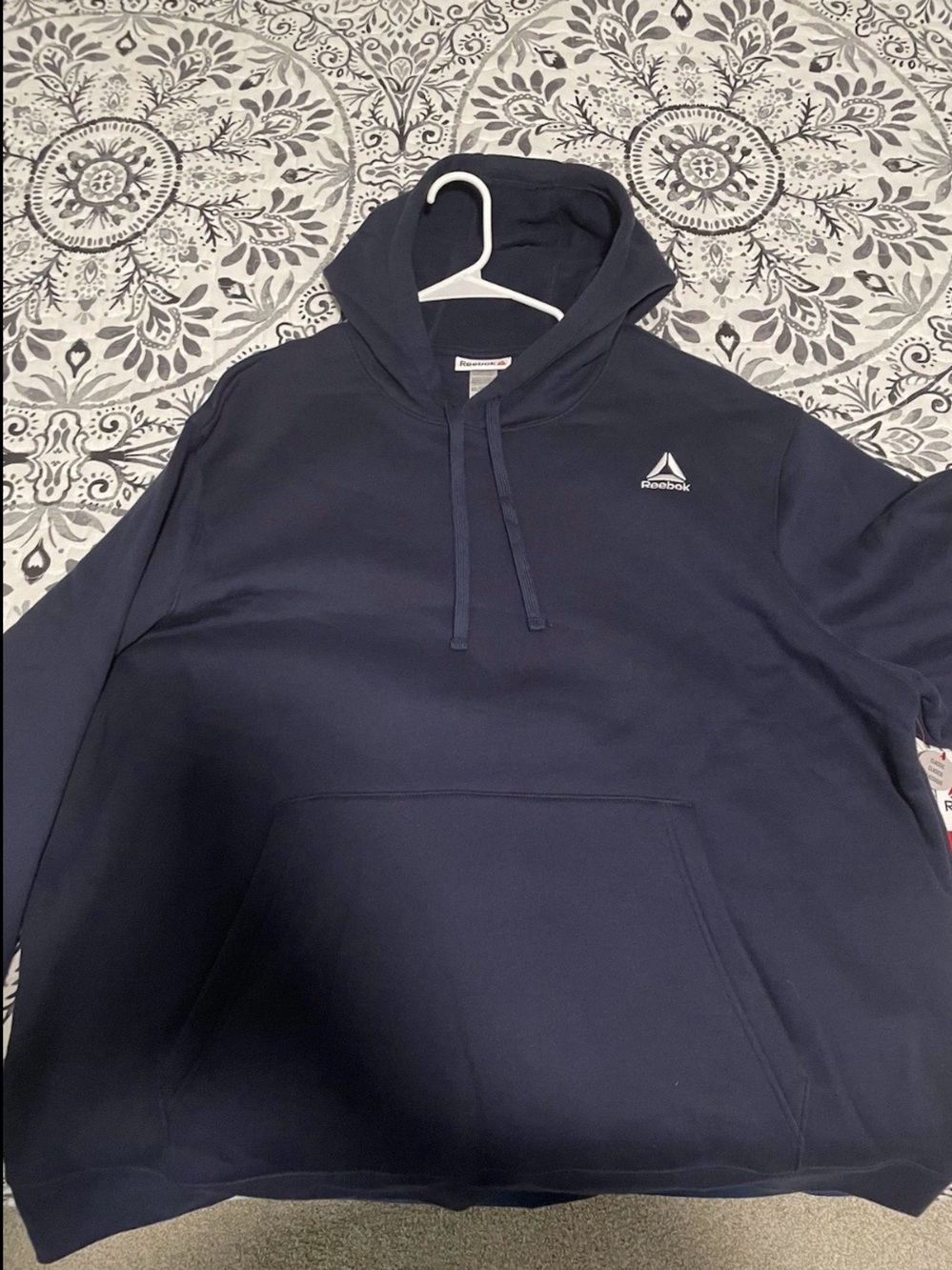 Reebok 3XL Navy Blue Pullover Hoodie